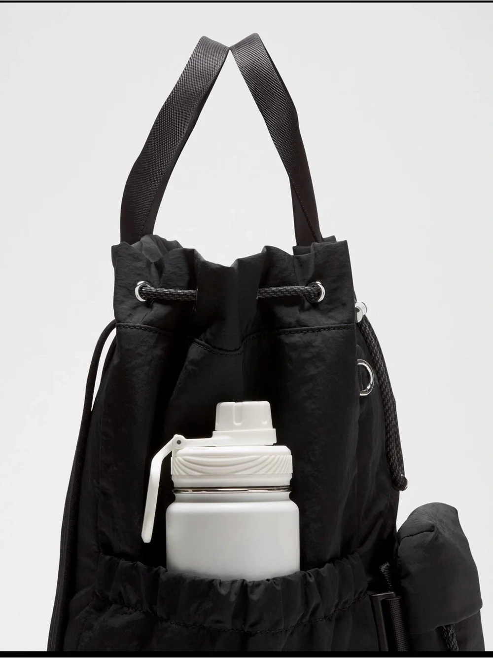 2-in-1 Drawstring Bucket Bag